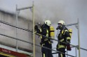 Dachstuhlbrand Koeln Poll Geislarerstr P345